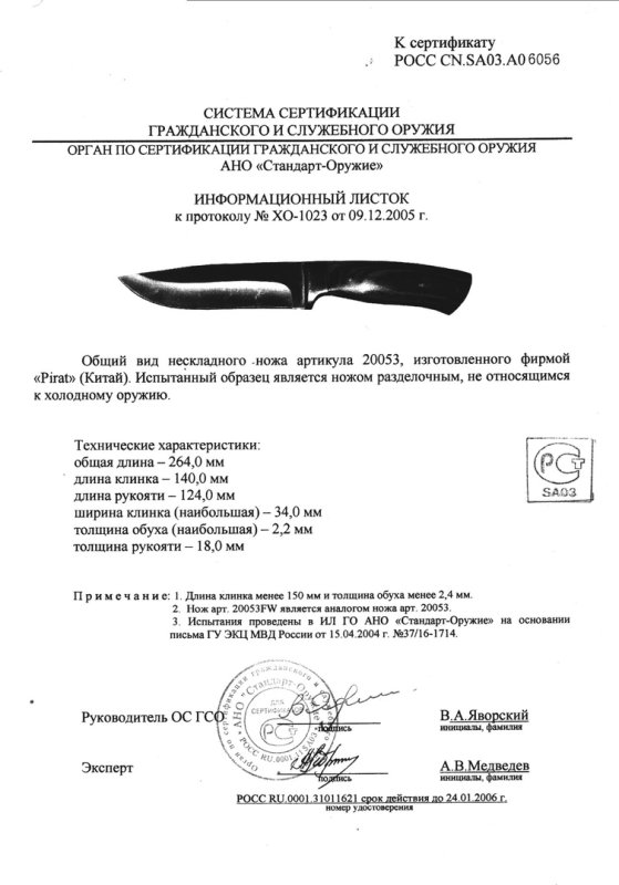 Pirat 20053 (20053FW)