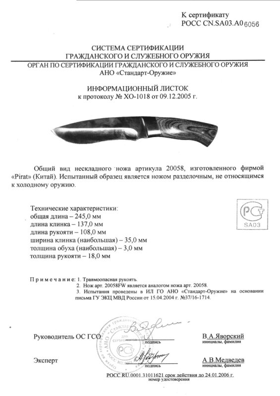 Pirat 20058 (20058FW)