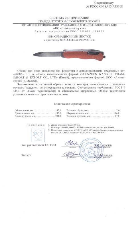 Pirat 9008A (9006P, 9006G, 9008G)