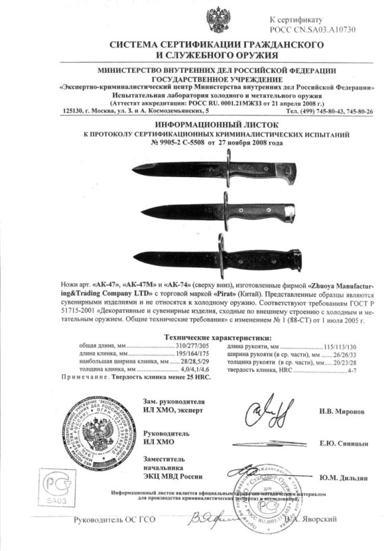 Pirat AK-47, AK-47M, AK-74