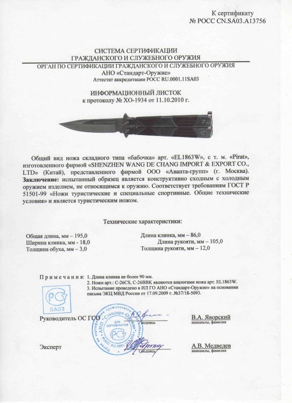 Pirat EL1863W (C-26CS, C-26BBK)