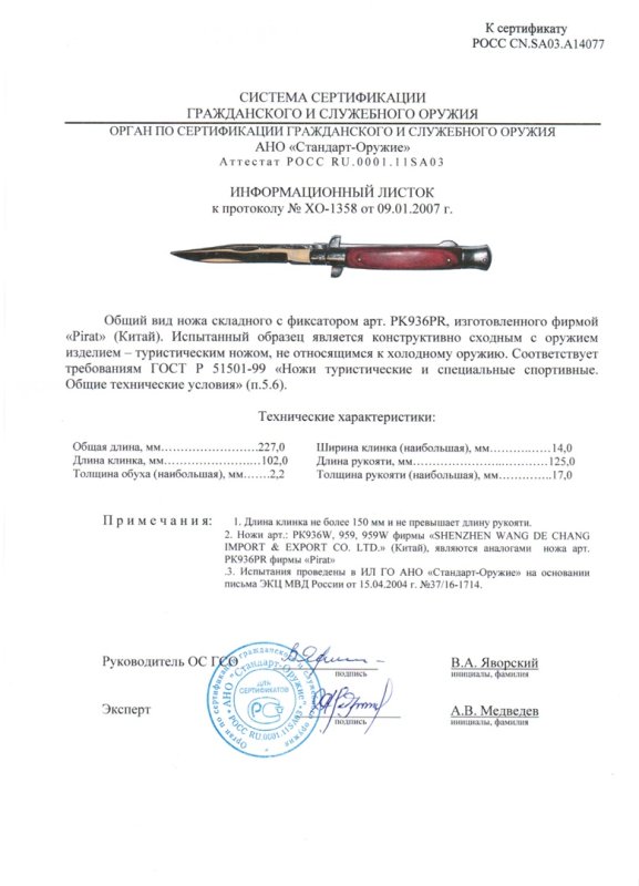 Pirat PK936PR (PK936W, 959, 959W)