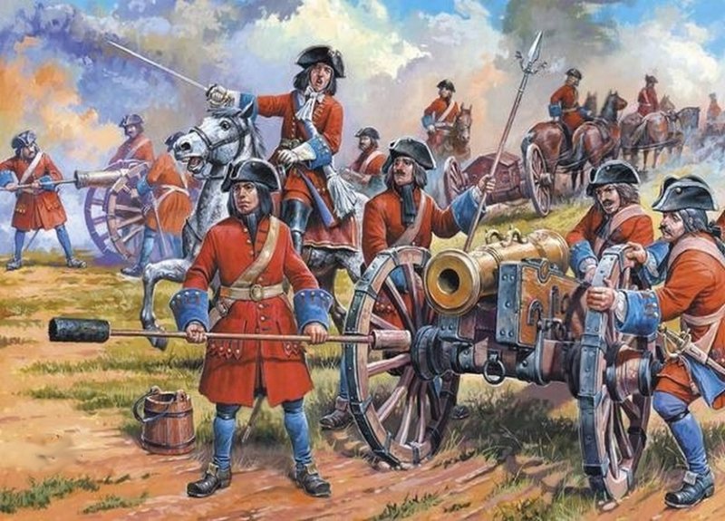 Артиллеристы потешного войска