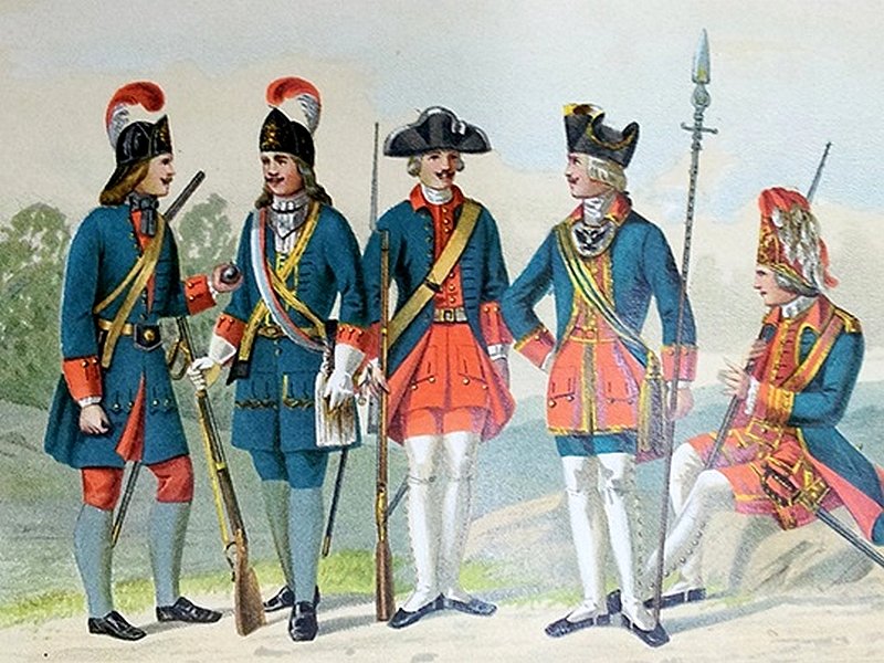 Солдаты Преображенского полка