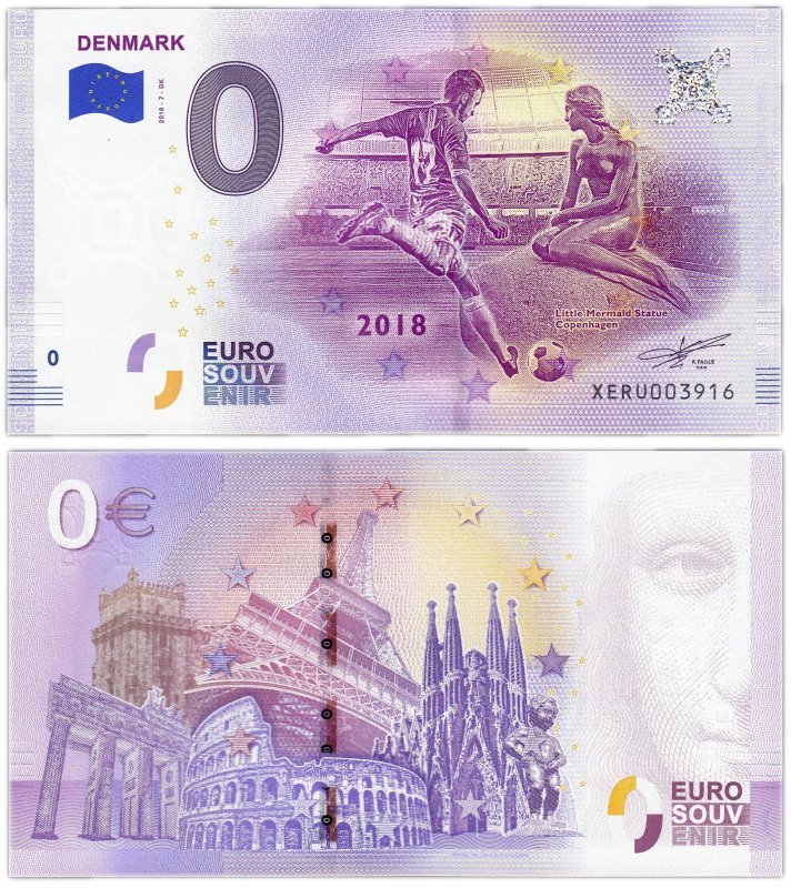0 евро (2018) "Дания"