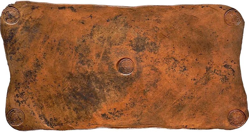 Шведская медная плата 10 талеров