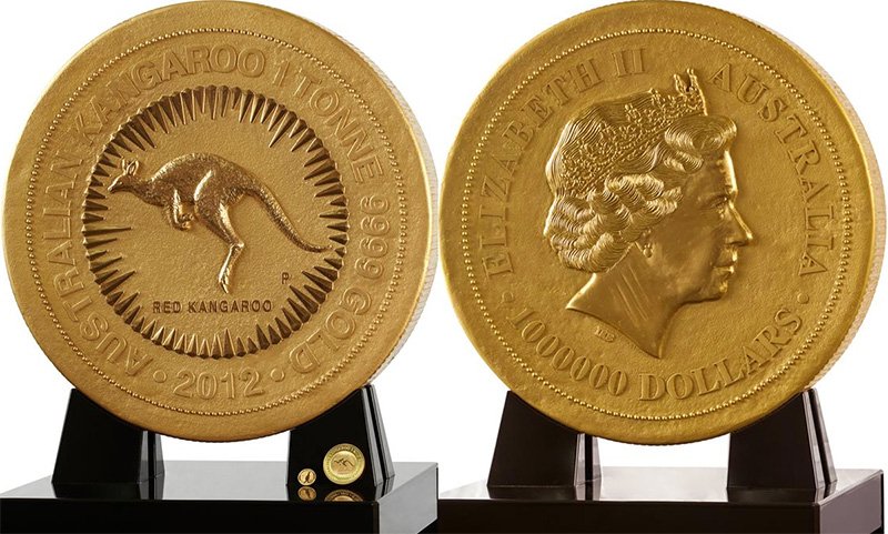 1 000 000 долларов Австралии 2012 года «Золотой самородок» («Золотой кенгуру»)