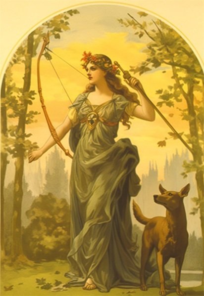 Артемида на охоте
