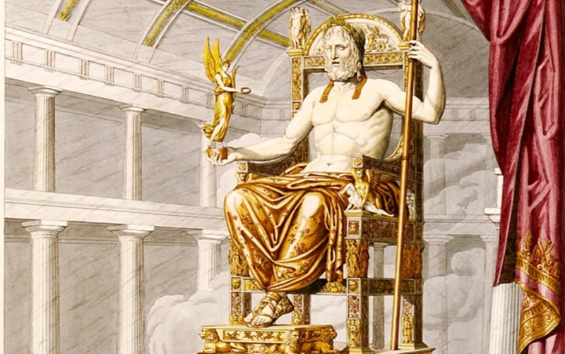 Статуя Зевса в Олимпии – одно из чудес света древности