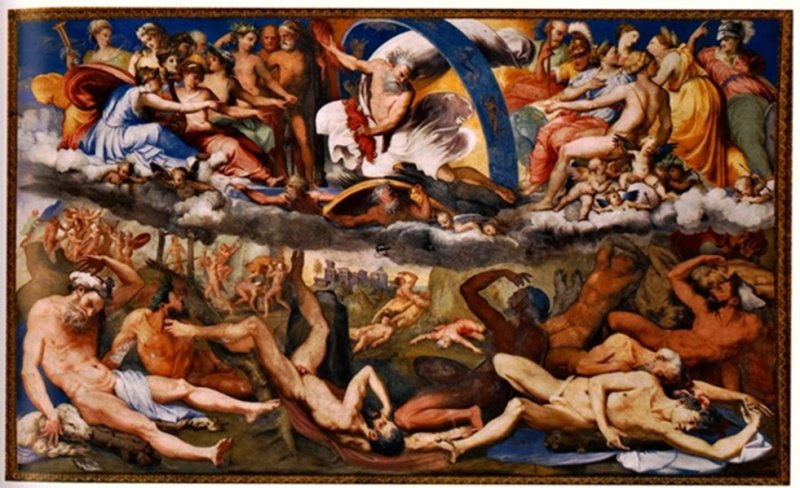 Война богов. Зевс побеждает титанов