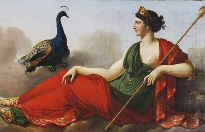 Картина Жака Луи Дюбуа «Юнона» (римский аналог Геры)