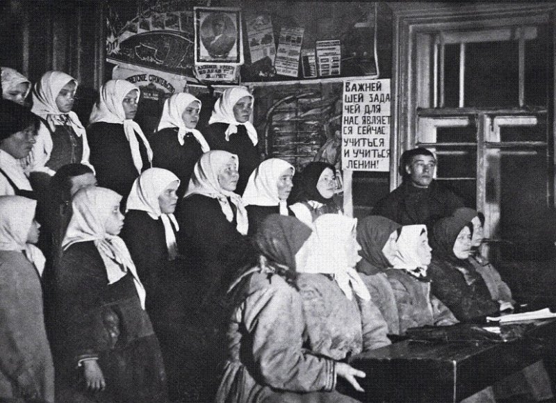 Ликбез в Чебоксарском районе, 1930-е гг.