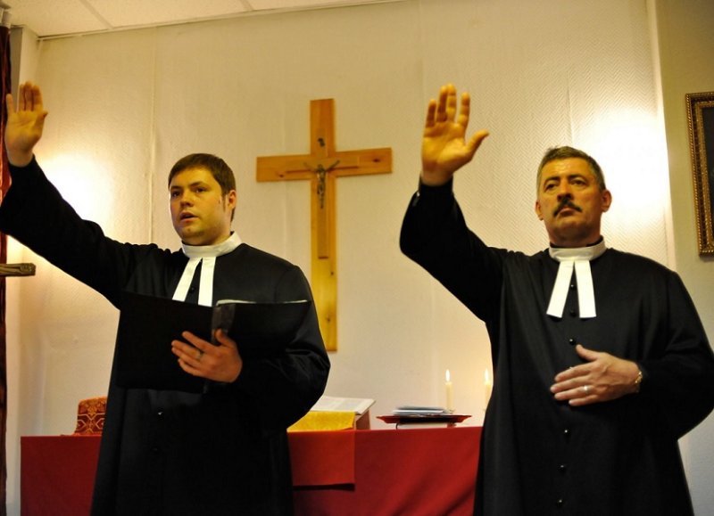 Лютеранские пасторы. Воронеж, 2017 г.