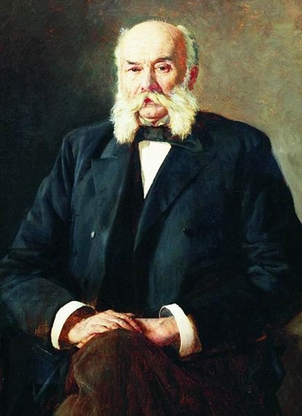 Портрет Ивана Гончарова в старости