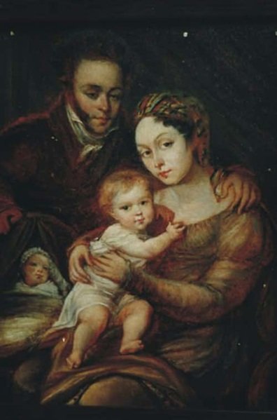 Губернатор А.М. Загряжский с семьей