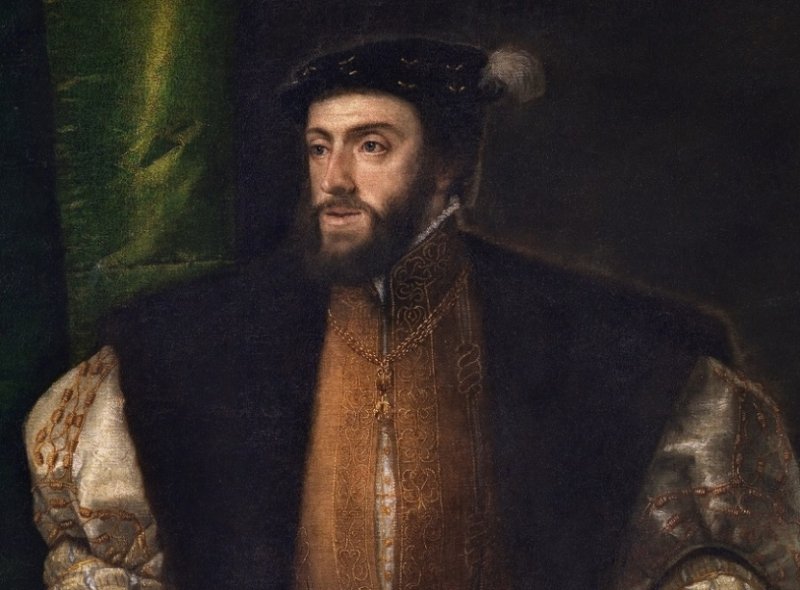 Карл V на портрете Тициана 1533 г.