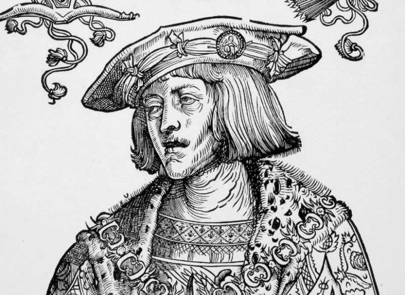 Карл Габсбург на немецкой гравюре 1520 г.
