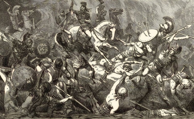 Разгром афинского войска