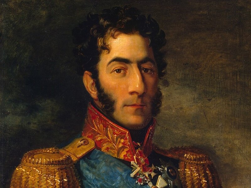 Багратион на посмертном портрете 1822 г.