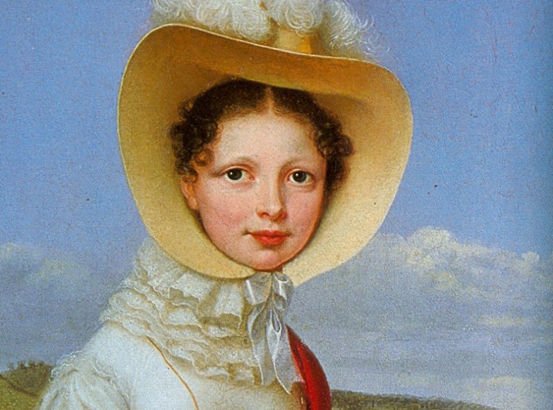 Великая княжна Екатерина Павловна. Портрет 1819 г.