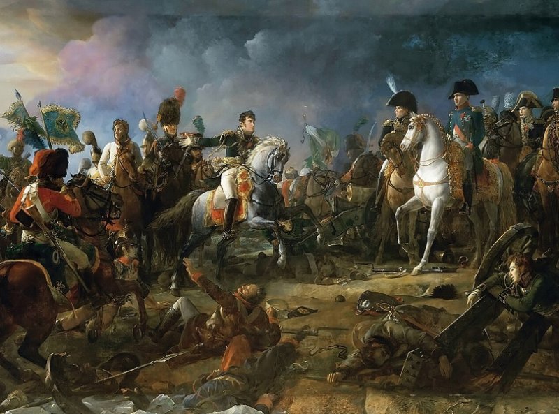 Битва под Аустерлицем. Картина  1810 г.