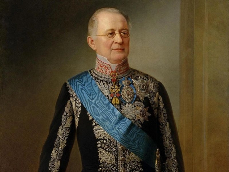 Канцлер Горчаков, портрет 1874 г.