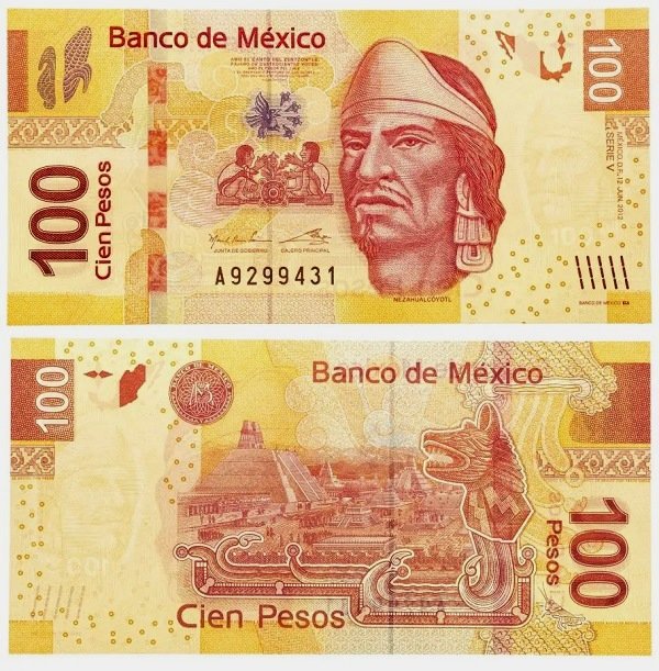 100 песо 2012 года, Мексика