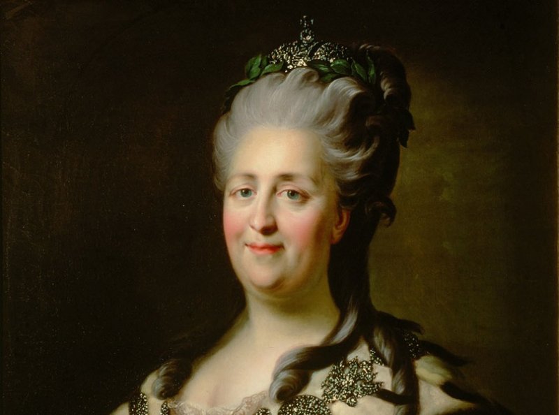 Екатерина II. Портрет 1780-х гг.