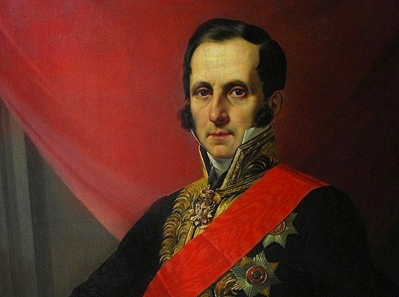 С.С. Уваров, основатель русского народничества. Портрет 1844 г.