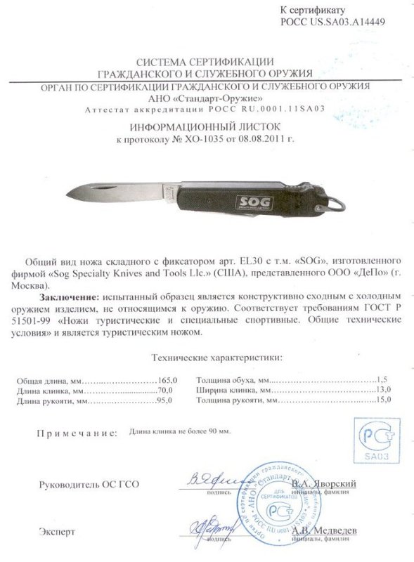 SOG EL30