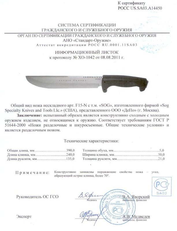 SOG F15-N