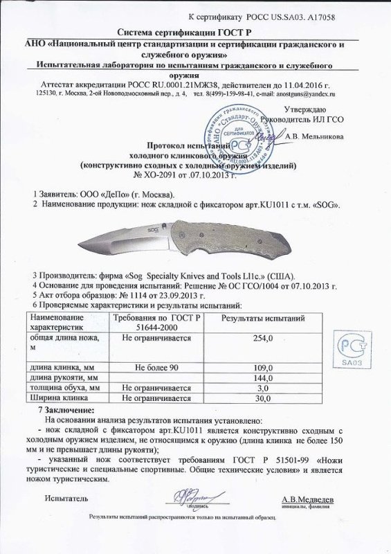 SOG KU1011