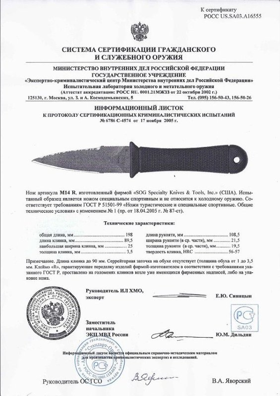 SOG M14R
