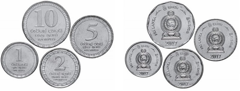 Циркуляционные монеты Шри-Ланки