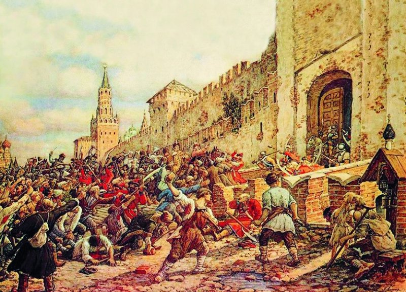 Соляной бунт  1648 г. Картина 1937 г.