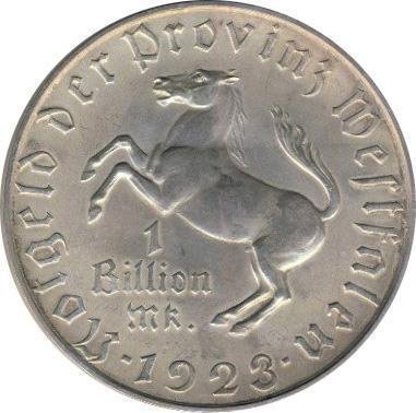 Нотгельд-монета самого крупного номинала