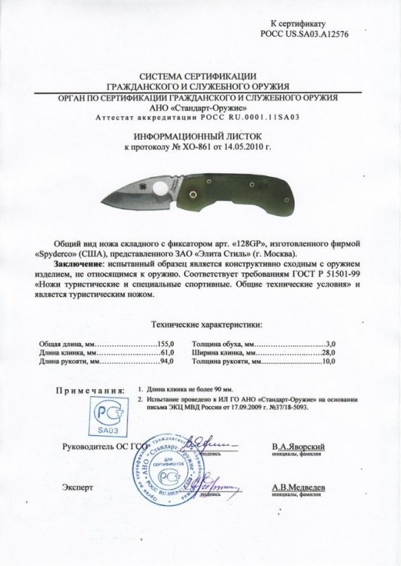 Spyderco C128GP