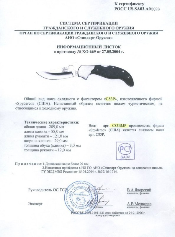 Spyderco C83P (C83BMP)