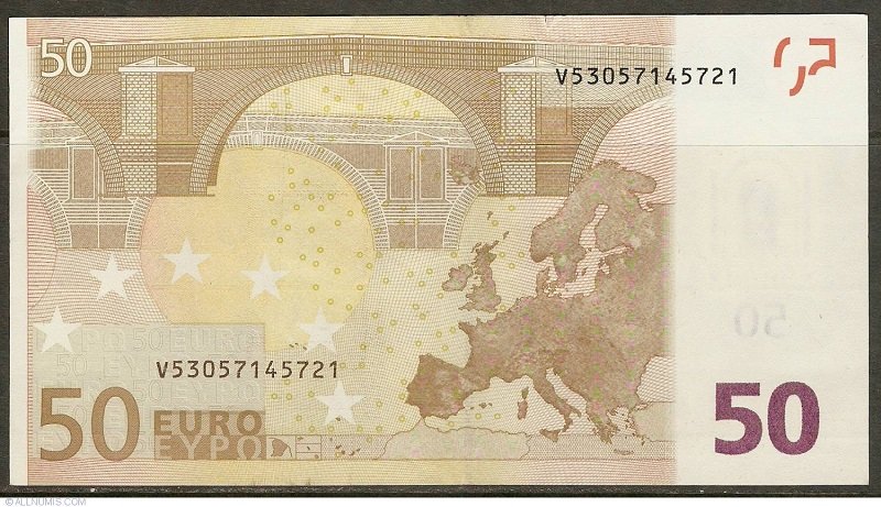 50 евро 2002 года, Испания