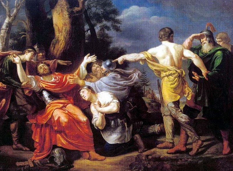 Дмитрий Донской на Куликовом поле. Картина 1805 г.