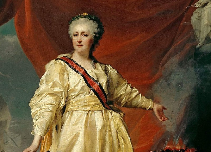Екатерина II, портрет 1770-х гг.