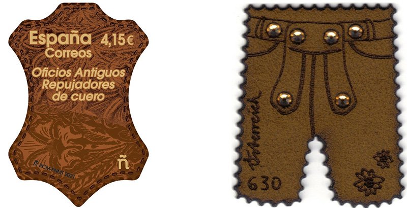 Кожаные марки Испании и Австрии