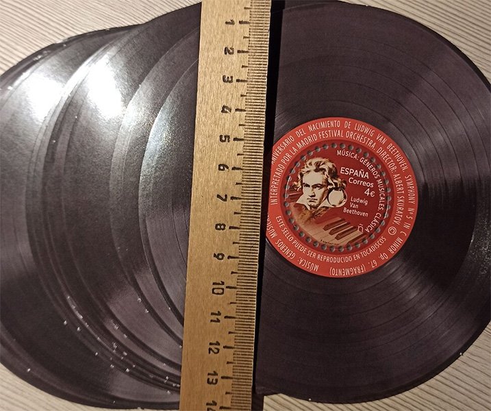 Испанские марки-грампластинки