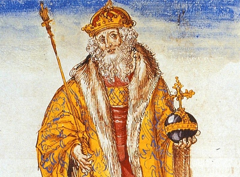 Оттон I Великий. Рисунок из хроники 1530-х гг.
