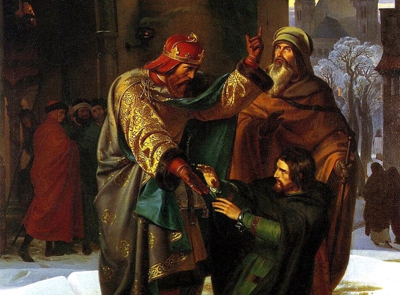 Примирение Оттона с братом Генрихом. Картина 1840 г.