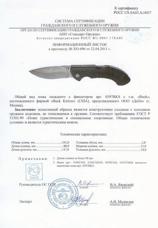 Нож складной с фиксатором Buck 0397BKS (0396CMS, 0396CMSS9, 0399CMS, 0395CMS8)