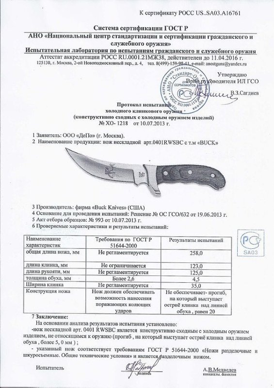 Нож нескладной Buck 0401RWSBC