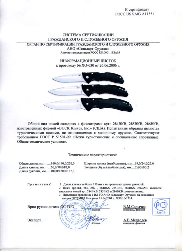 Ножи складные с фиксатором Buck 284BKB, 285BKB и 286BKB (284, 285, 286, 284BKS, 285BKS, 286BKS, 286GMS)