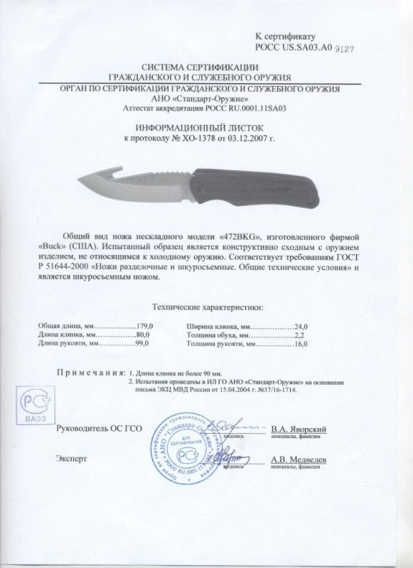 Нож нескладной Buck 472BKG