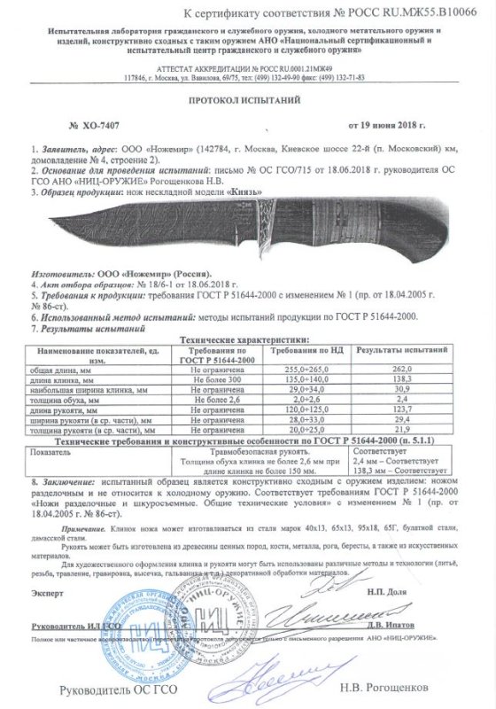 Нож нескладной Ножемир «Князь»
